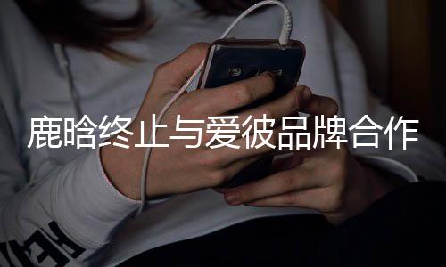 彼品牌合工作系 鹿晗与爱终止作关室发声明